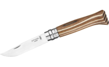 Opinel N°08 Taschenmesser mit Griff aus Birkenholz Klingenlänge 8,5 cm